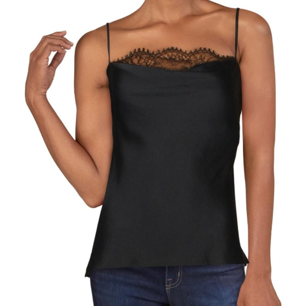 1. State Black Lace Tank